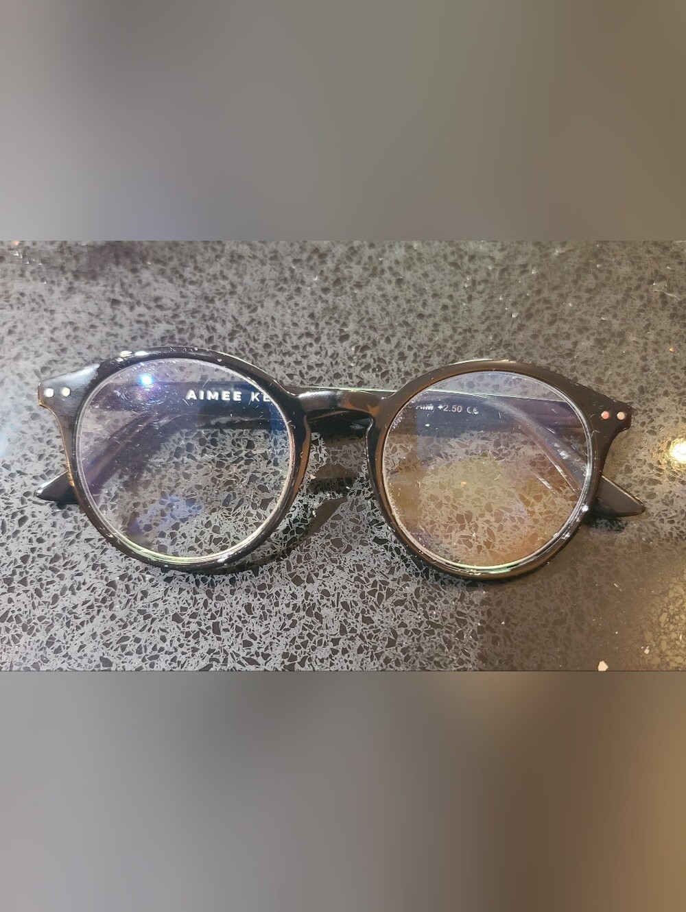 Aimee Kestenberg Women’s Round Full Rim Plastic Eyeglasses Frames Only